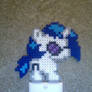 Chibi Perler Bead Ponies: DJ Pon-3