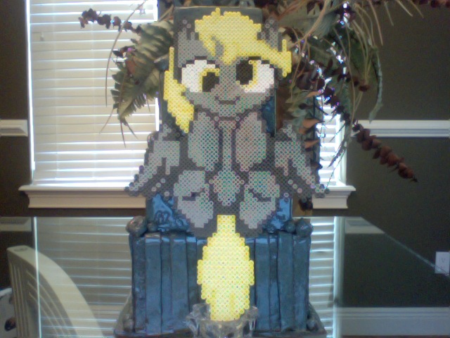 Large Perler Bead Art: Filly Derpy