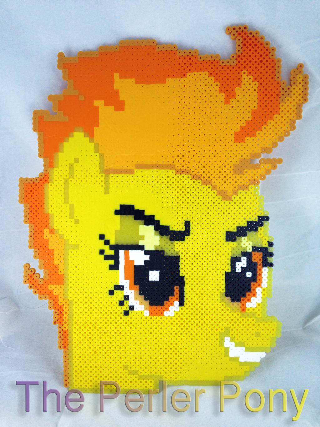 ONE OF A KIND My Little Pony Perler Spitefire Head