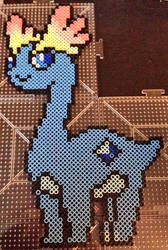 The Perler Pony Amaura Commission