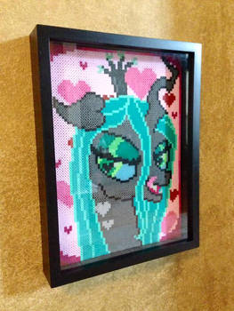 The Perler Pony 'Succubus of the Night' Shadowbox