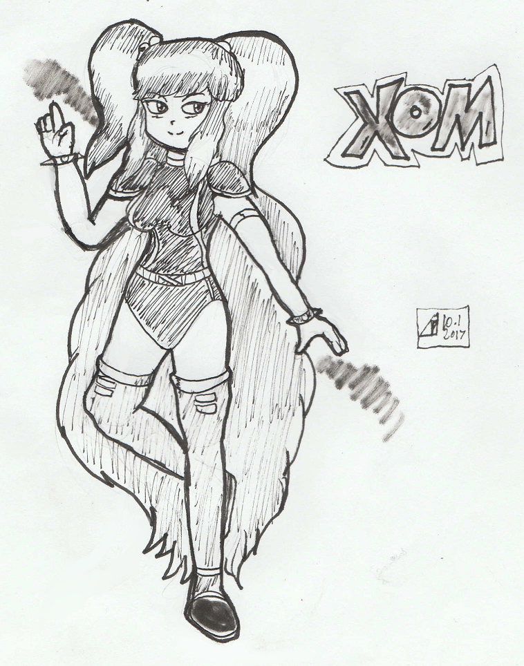 Inktober Day 1 - Xom