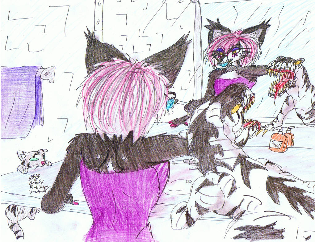 Deviantart Rateeth Trinity's MRT, Brushin teeth by RavarokJudge on DeviantArt