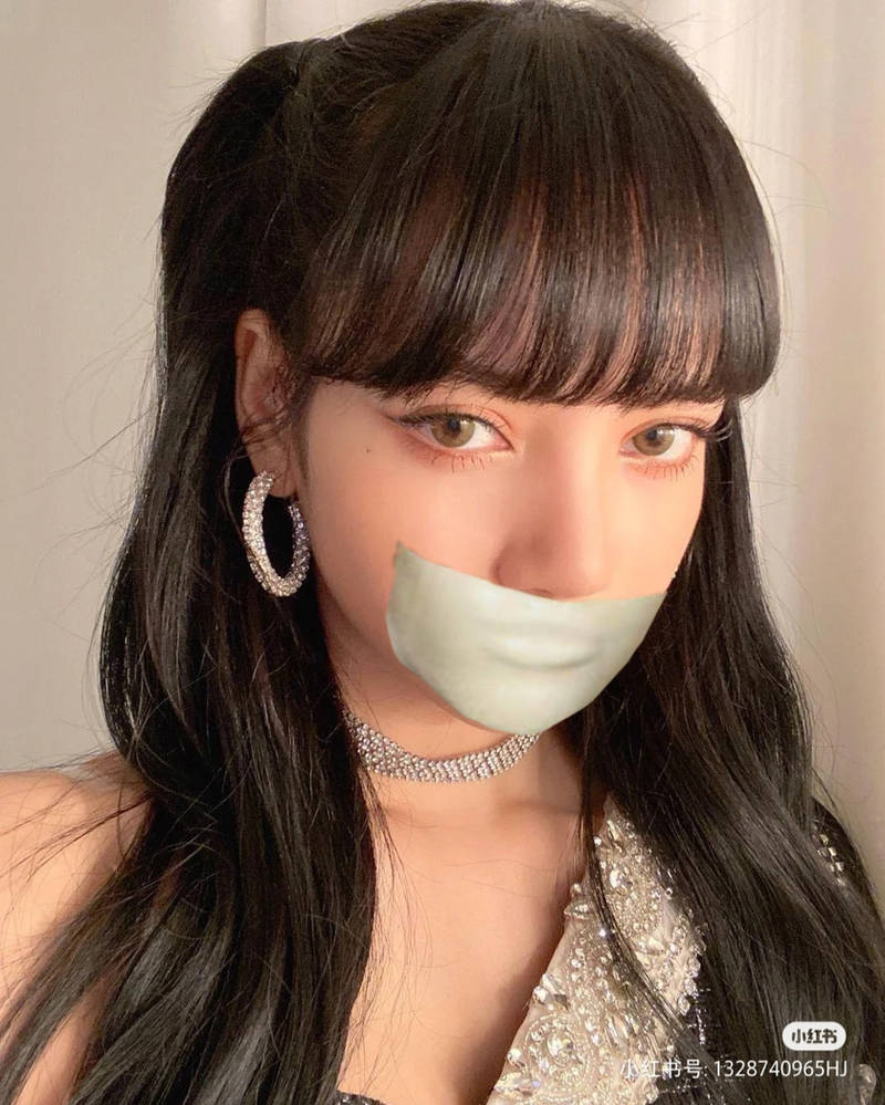 blackpink lisa gagged by 1301222839 on DeviantArt