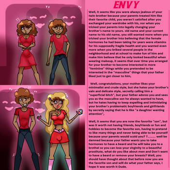 The Seven Deadly Sins Of Feminization/ Envy