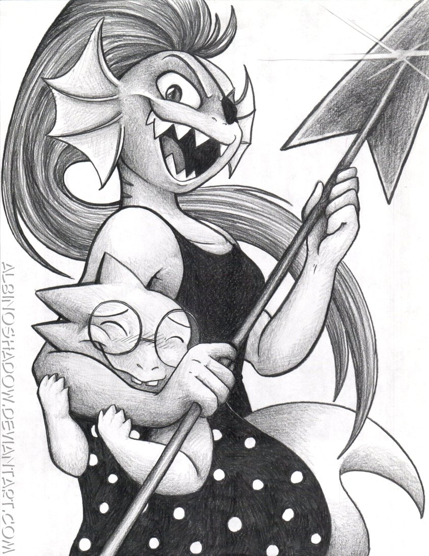 Undyne and Alphys