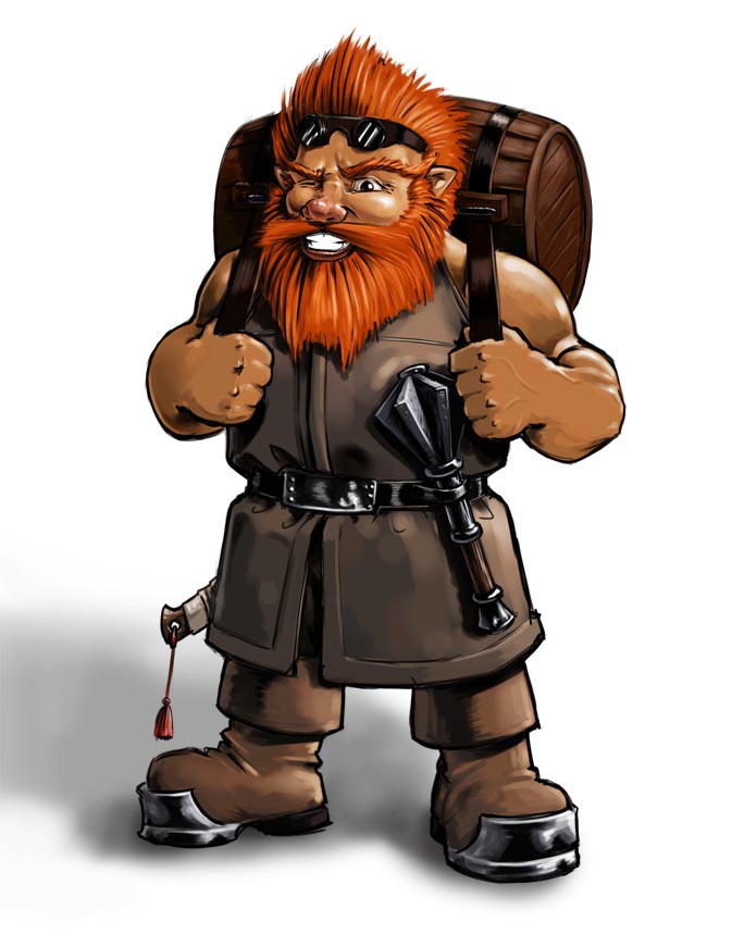 Dwarf by Cerberok on DeviantArt
