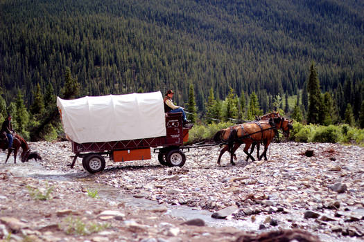 Carriage in the Rockies.