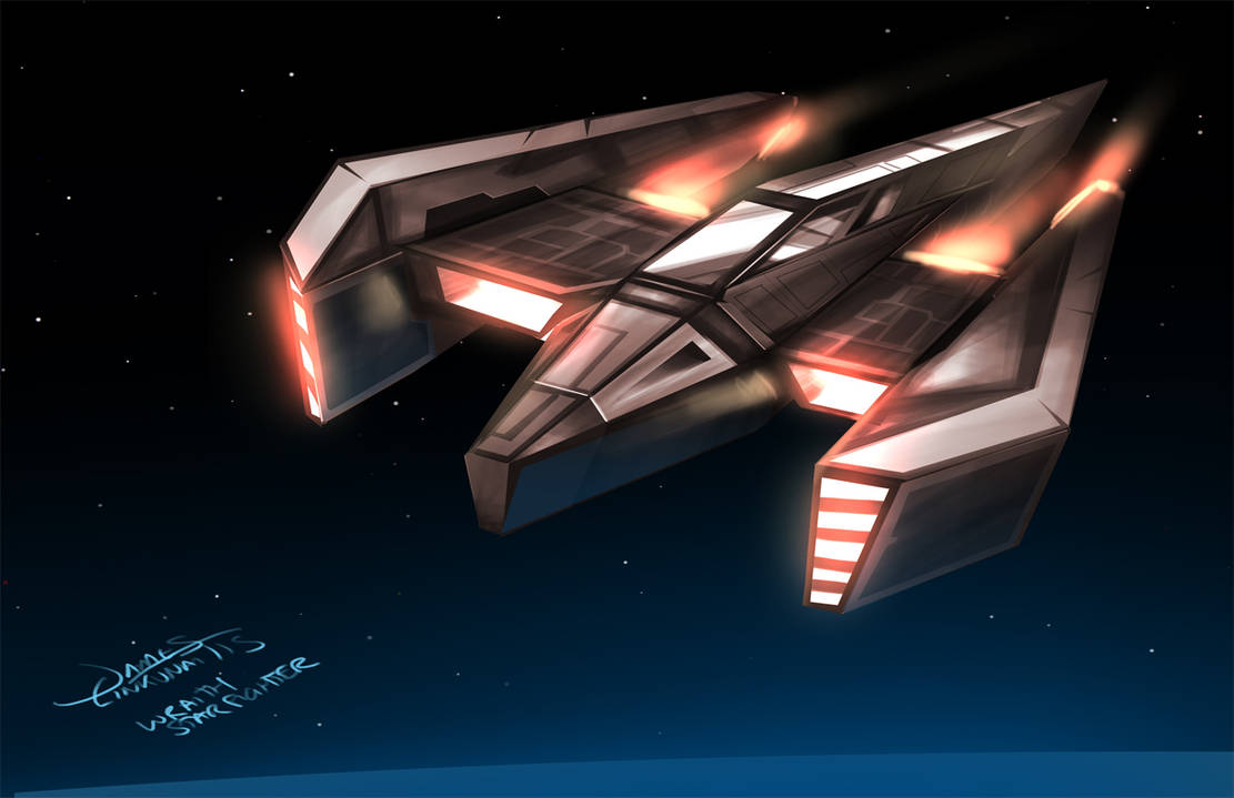 Wraith Star Fighter (Weekend Challenge) by jameslink on DeviantArt