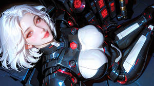 Cyberpunk Android Gir Wallpaper