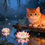 The Ginger Watcher of Glowing Lotuses