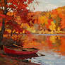 Autumn Rowboat