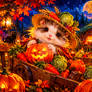 Moonlit Harvest Hamster Cottage