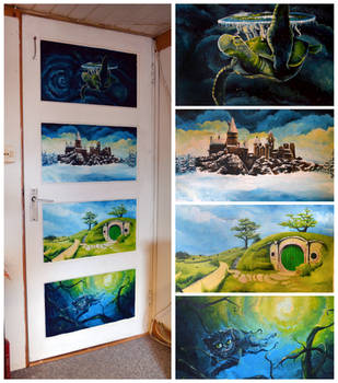 Door Paintings by AniaArtNL