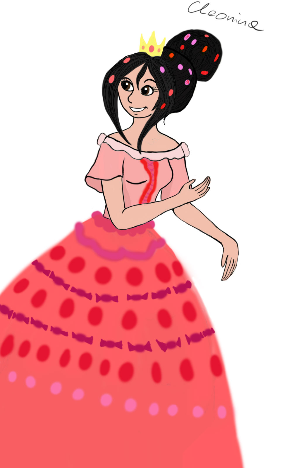 Teen Princess Vanellope von Schweetz by cleonina