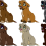 Lion Adoptables April 3 - Open - 2 left