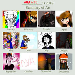 Allykat66's 2012 Art Summary