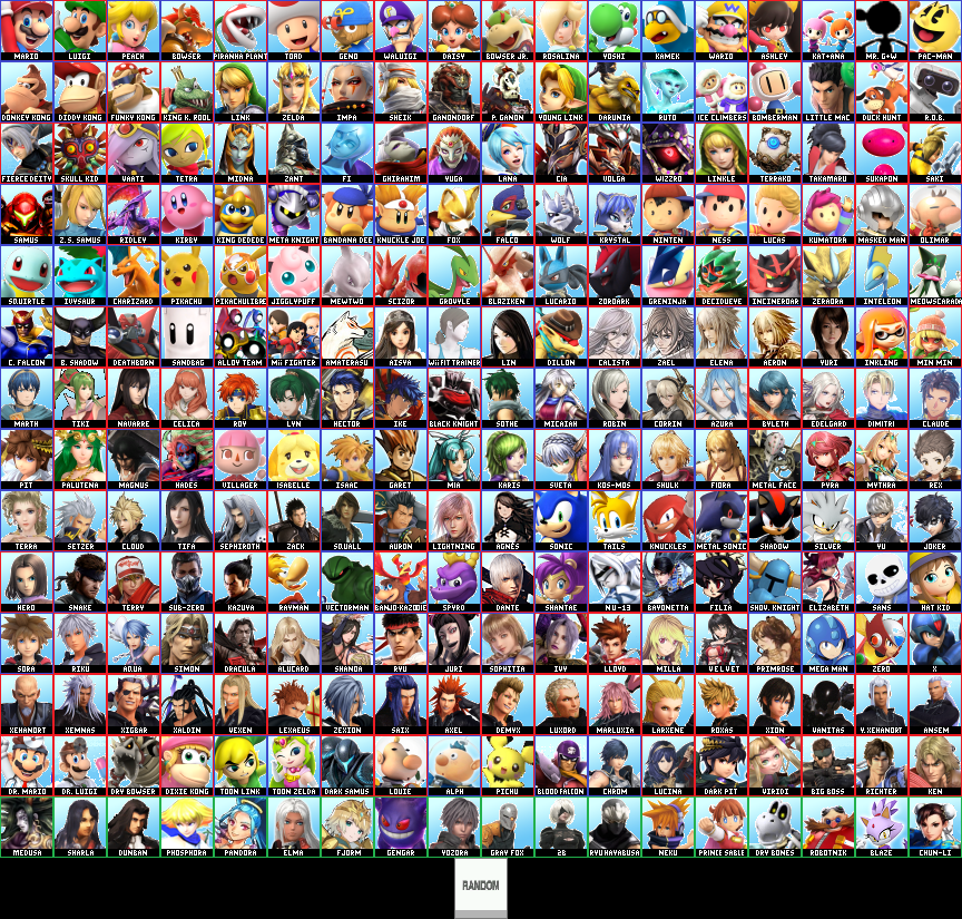 Project Smash Roster Smash Bros. Legends Roster - Finalized by LongLiveTheSovereign on ...