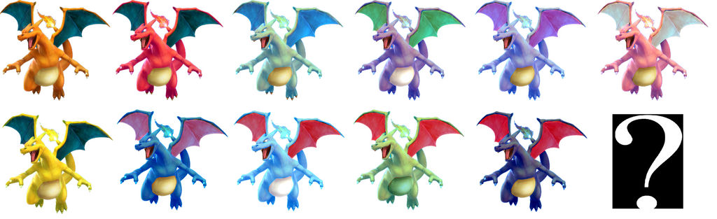 Charizard Alternate Colors by LongLiveTheSovereign on DeviantArt