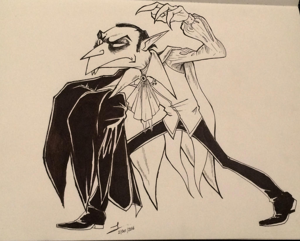 Inktober day 1 vampires 