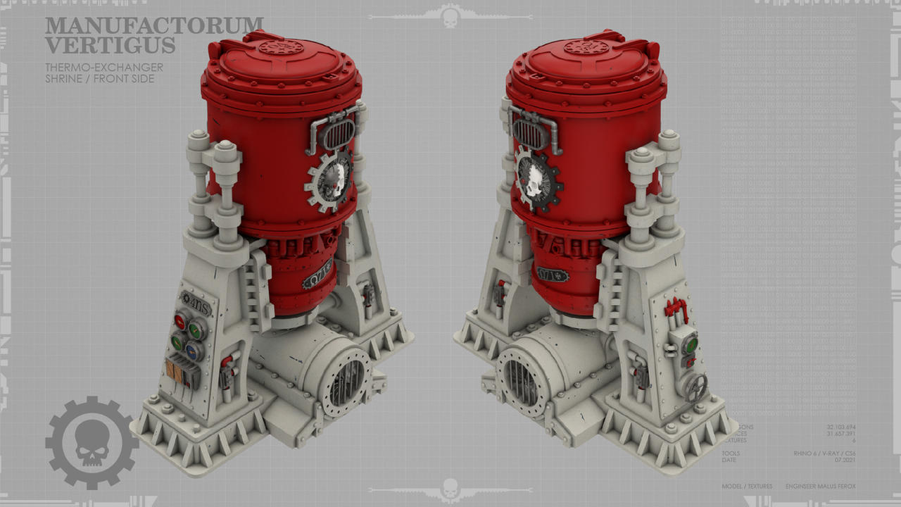 Manufactorum Vertigus 36 Thermo-exchanger Shrine F by malus-ferox on ...