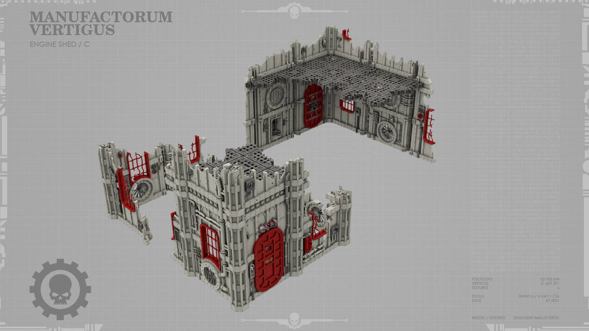 Manufactorum Vertigus 59 Engine Shed C by malus-ferox on DeviantArt