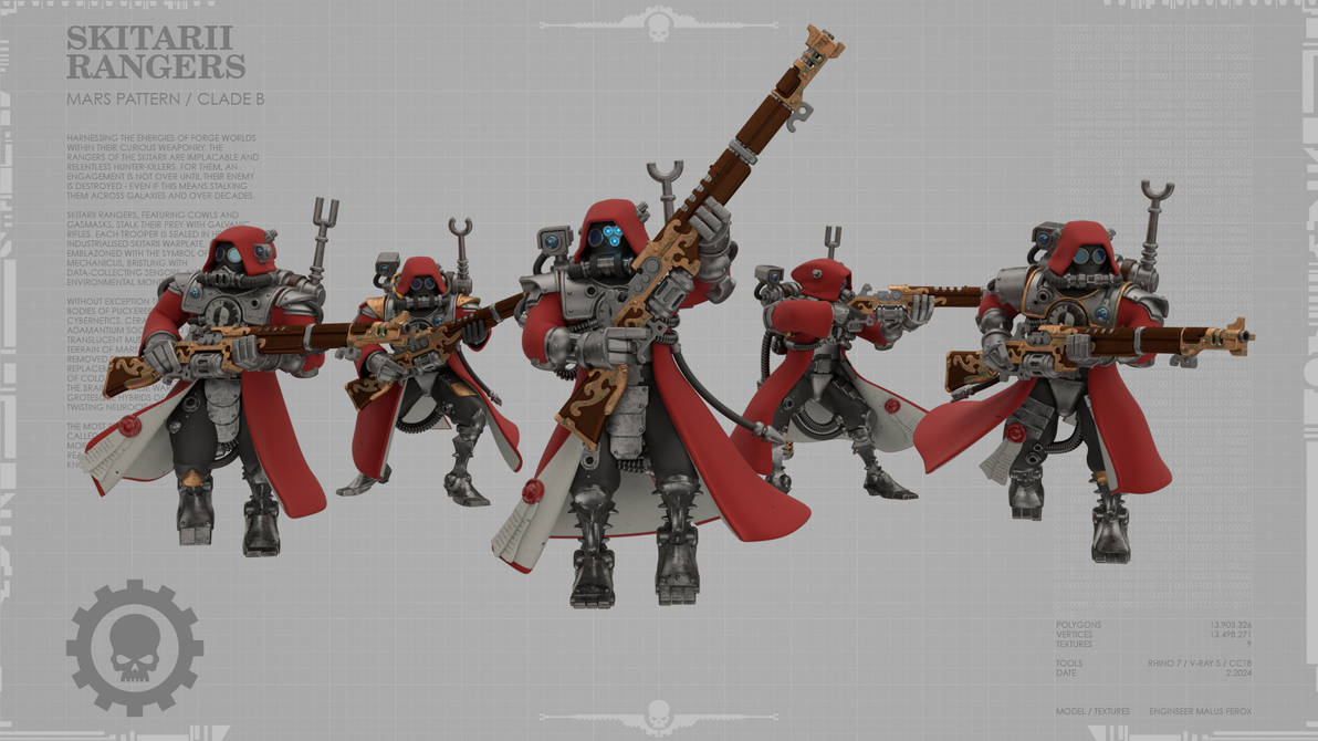 Skitarii Rangers Clade B by malus-ferox on DeviantArt