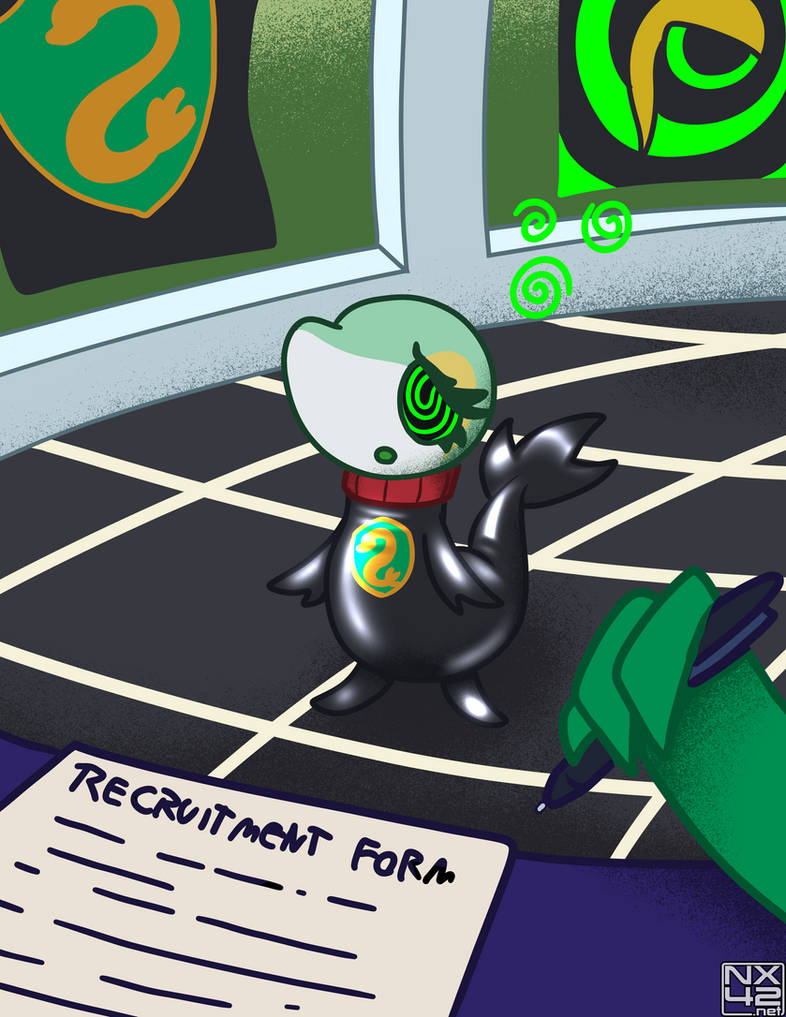Snivy Recruitment Center by nx42system on DeviantArt