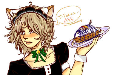 Lamento: Konoe in Maid Outfit (closeup) by xxhopefortheworldxx