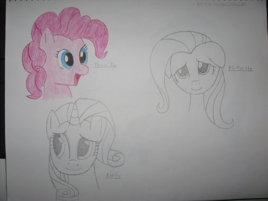 MLP Character Sketches 1 by BattyGamerArtist on DeviantArt