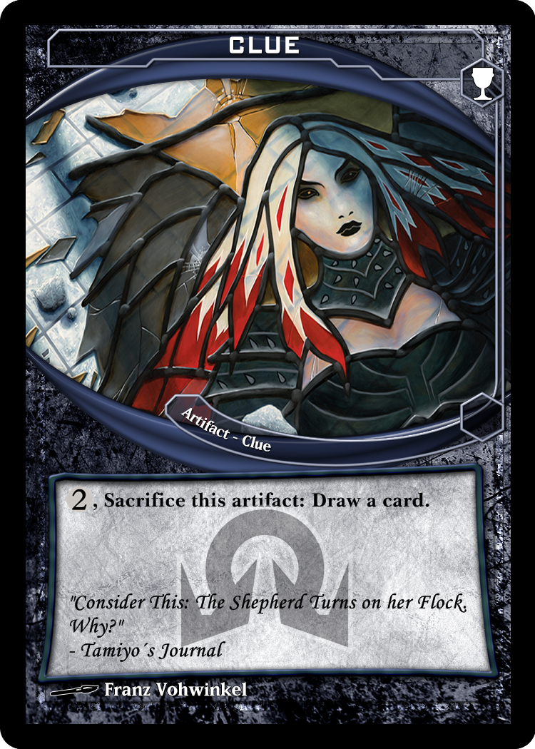 Clue token by BLACKARUCADO on DeviantArt Clue token by BLACKARUCADO on DeviantArt