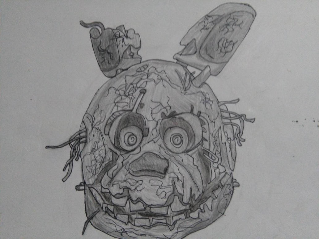 Springtrap Head by Juani237 on DeviantArt