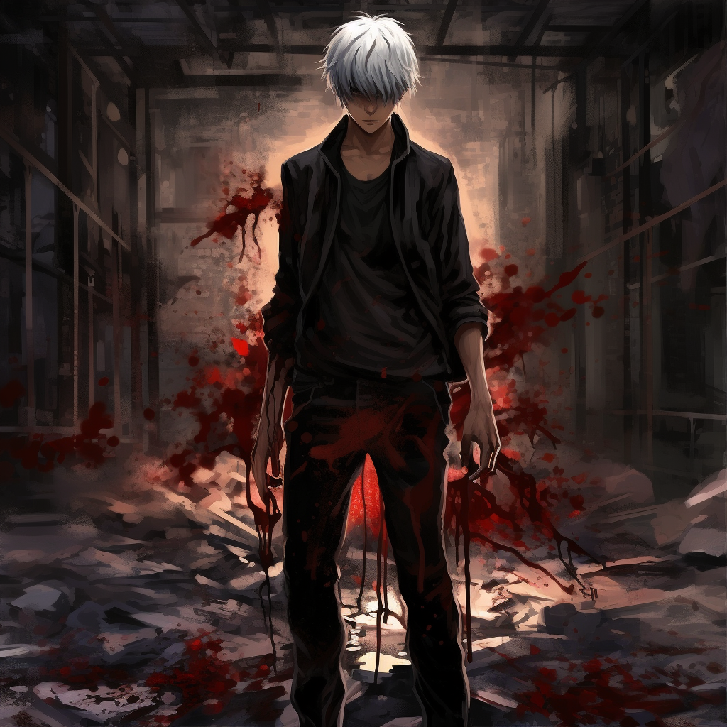 Ken Kaneki full red wallpaper by loggggo on DeviantArt