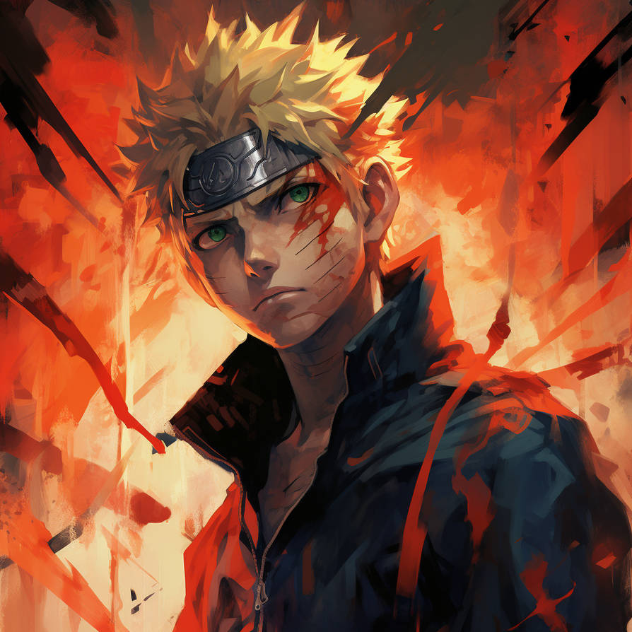 Naruto Uzumaki, Dramatic Portrait (AI) by Conscious0bserver on DeviantArt