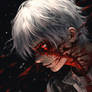 Ken Kaneki, Bloodlusted and Deranged (AI)