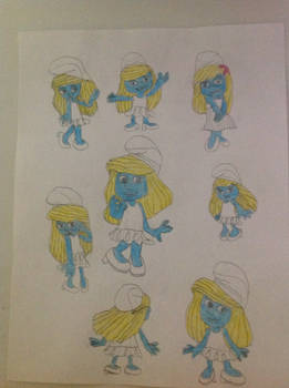 Smurfette in the movie version