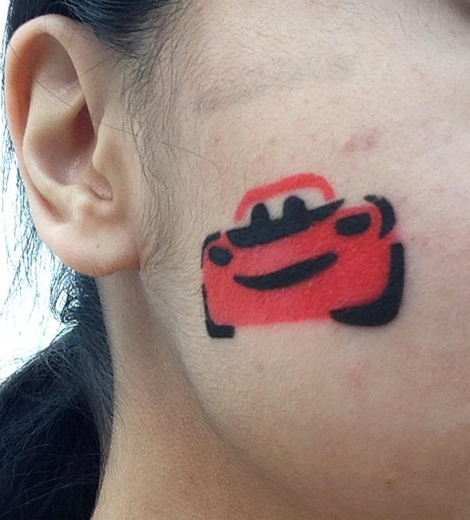 Lightning McQueen Face Paint By Prince5s On DeviantArt lightning-mcqueen-face-paint-by-prince5s-on-deviantart