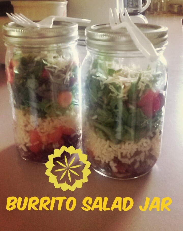 Burrito Salad Jar