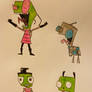 Zim and GIR