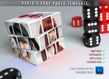 Rubik's Cube Photo Template