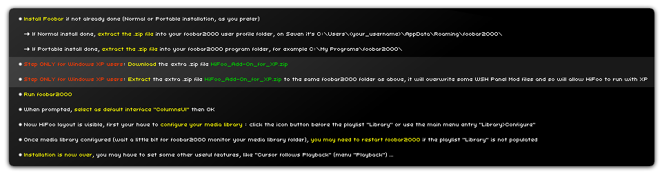 HiFoo Installation Notes by Br3tt