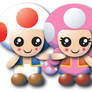 Toadette and Toad
