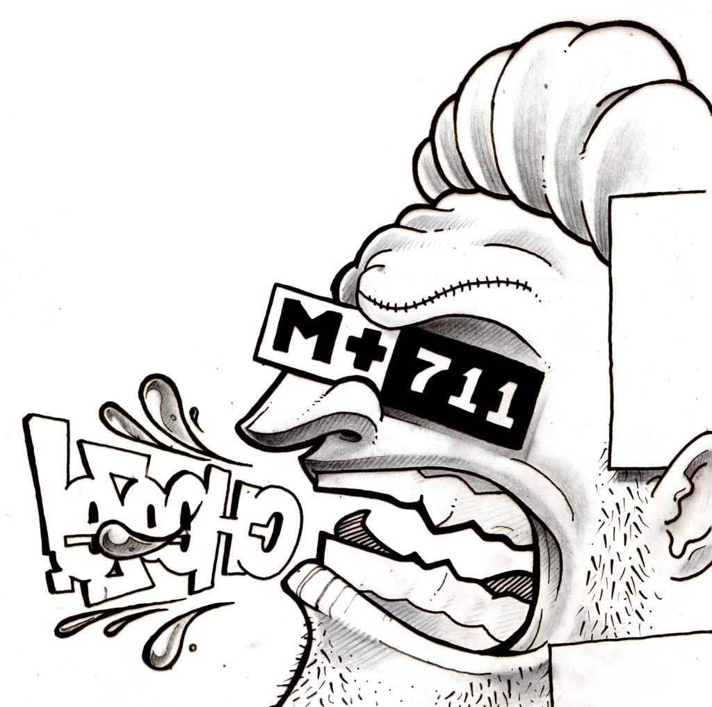 Shout Cheeze - Lineart by MVRH
