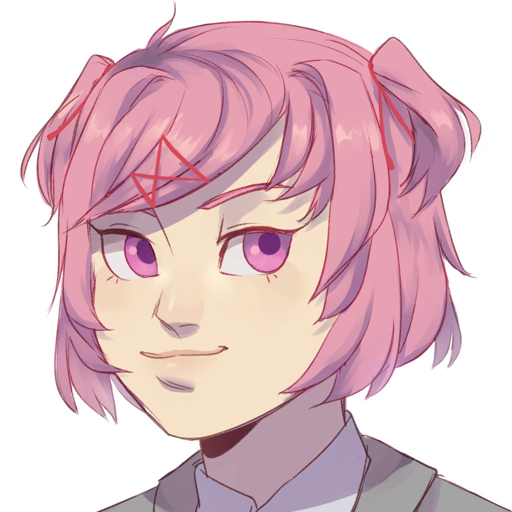 Natsuki Simple Natsuki by geniest on DeviantArt