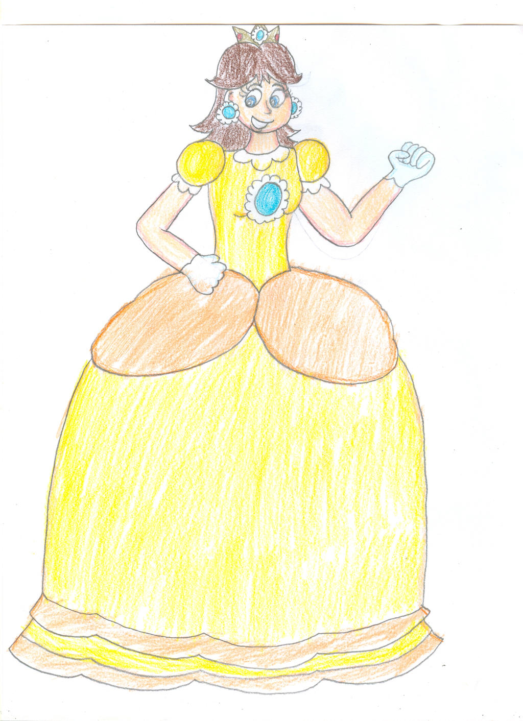 Princess Daisy by TrainsAndCartoons on DeviantArt
