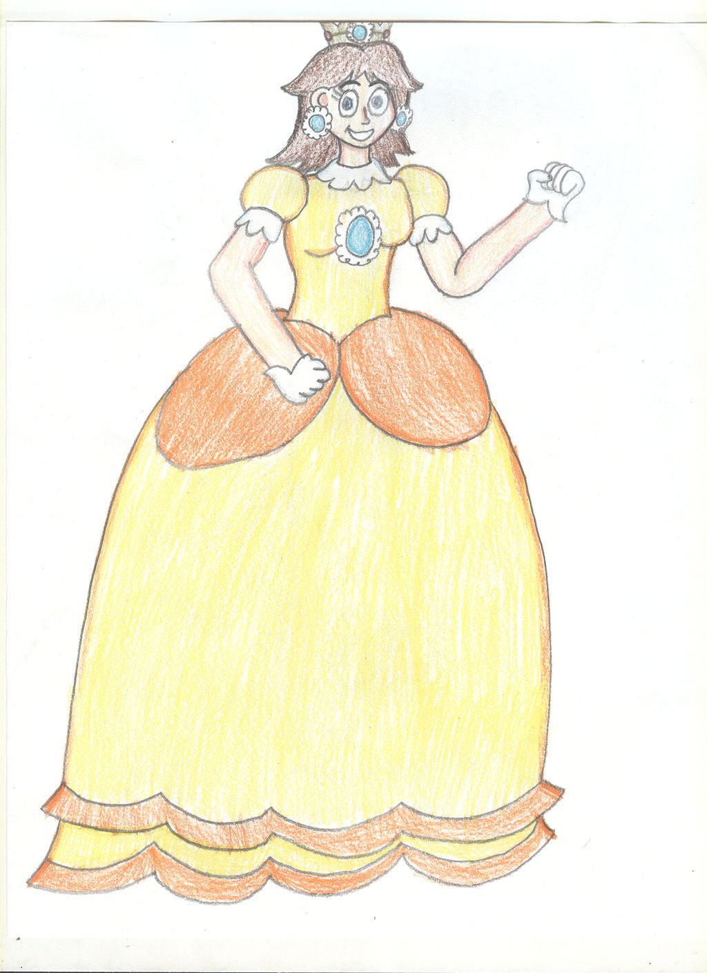 Princess Daisy - Ver. 2 by TrainsAndCartoons on DeviantArt