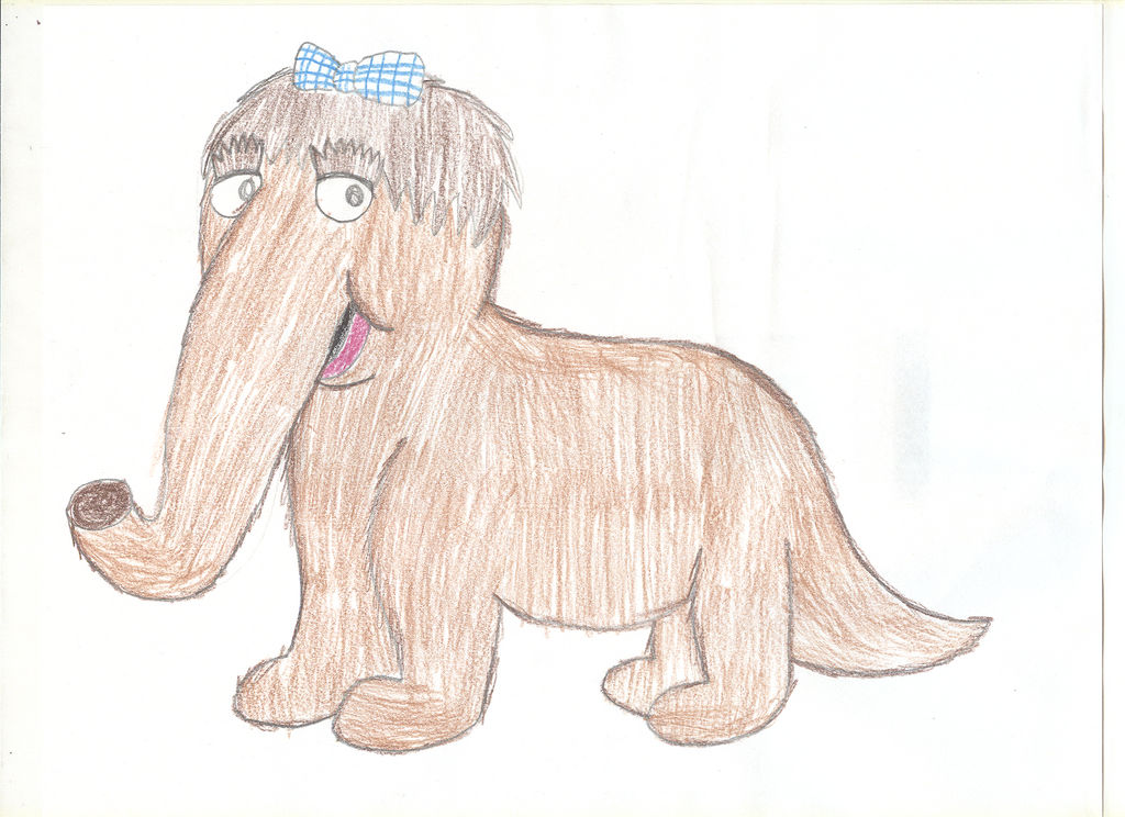 Simply Alice Simply Alice Snuffleupagus by TrainsAndCartoons on DeviantArt