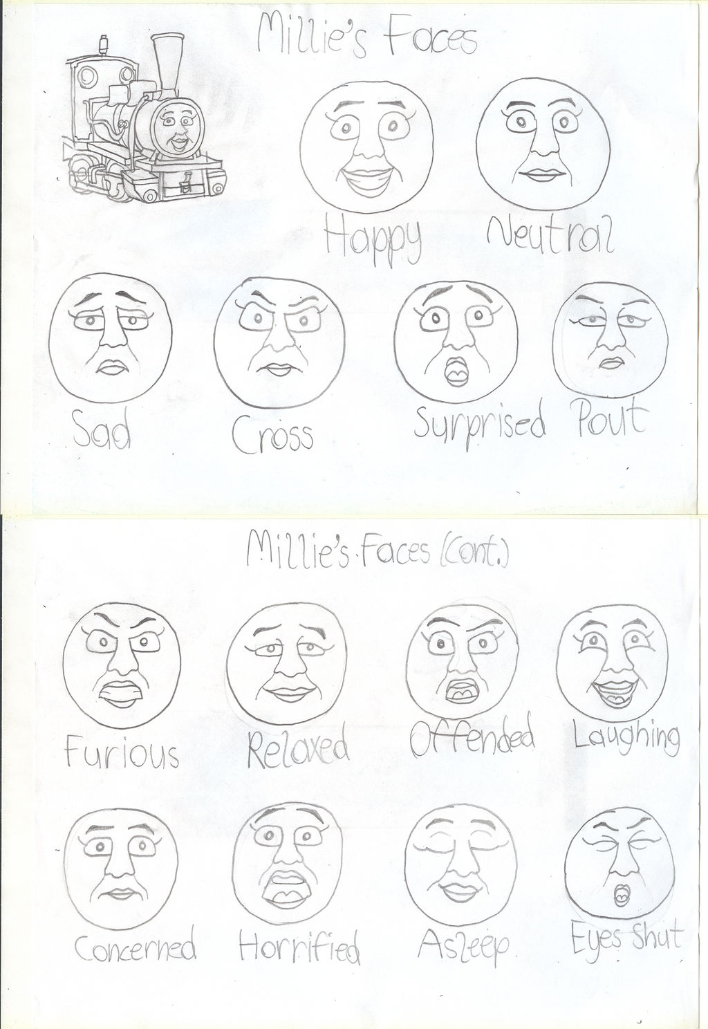 Millie s Faces By TrainsAndCartoons On DeviantArt millie-s-faces-by-trainsandcartoons-on-deviantart