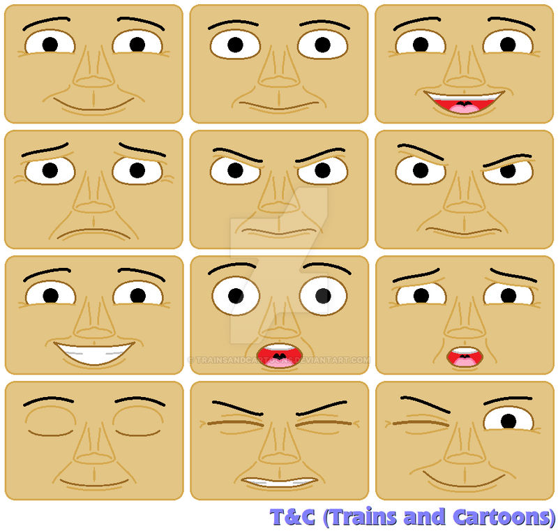 Boco Face BoCo Faces (Digital) by TrainsAndCartoons on DeviantArt