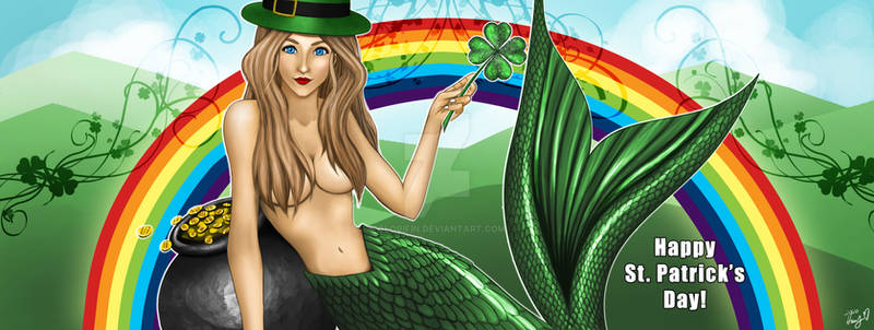 Danielle the Mermaid St. Patrick's Day 2020